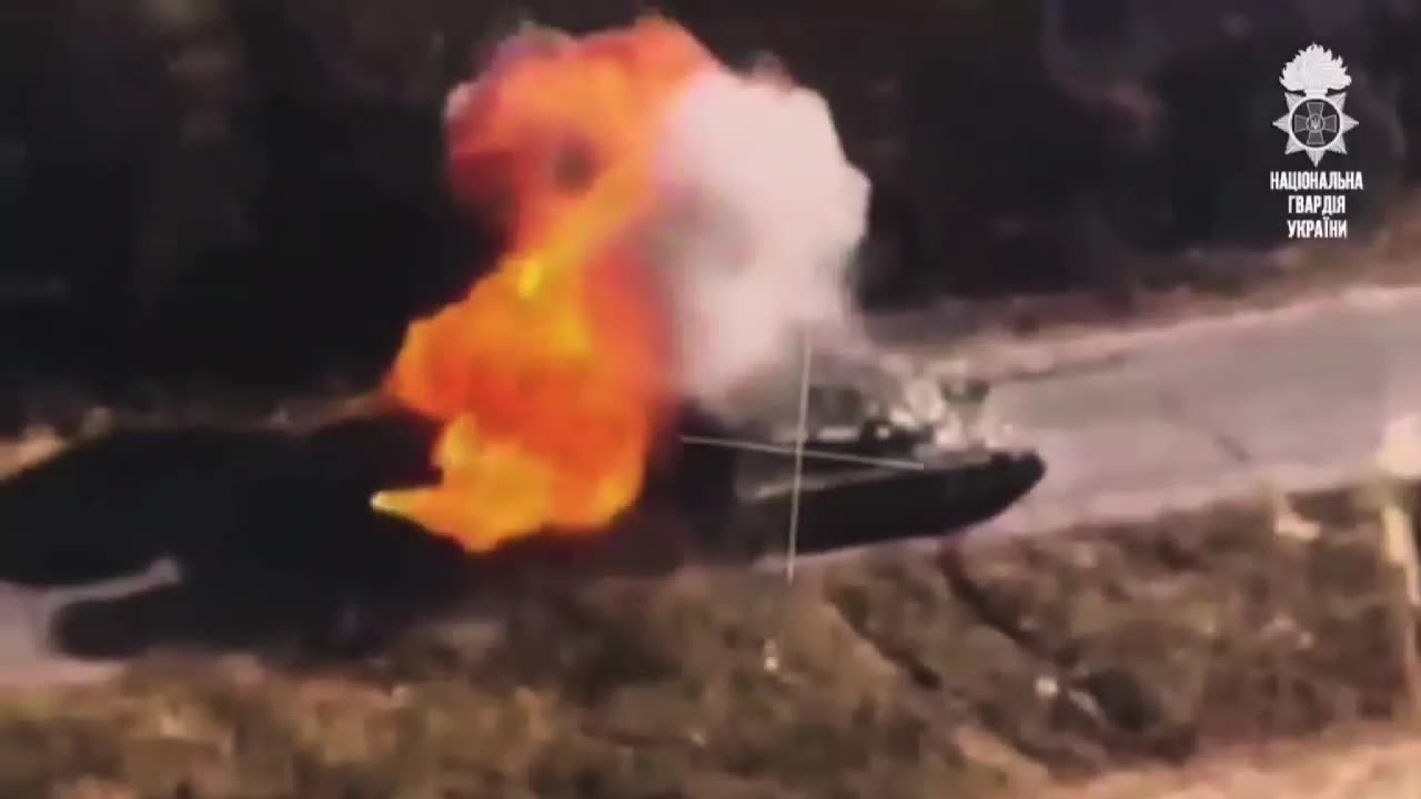 Ukrainian Drone Destroys Russian T90 Tank