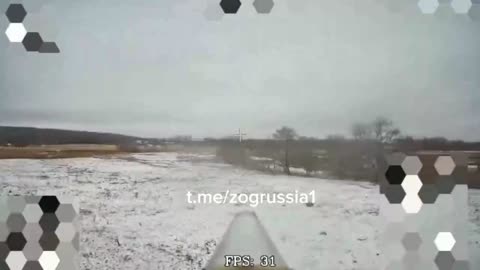 Fiber Optic FPV Strikes a Ukrainian ATV