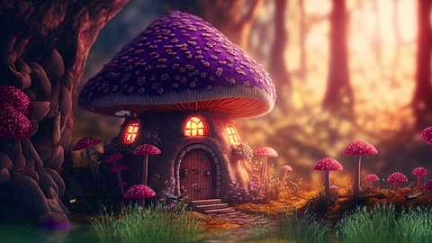 BEAUTIFUL MUSHROOM HOUSE INTO FAIRYLAND OF DREAM WATCH ULTIMATE DREAM