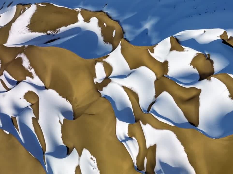 Desert Snow Scenery