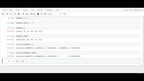 Python Full Course - Chapter 6 - 3. Array Operators in Numpy