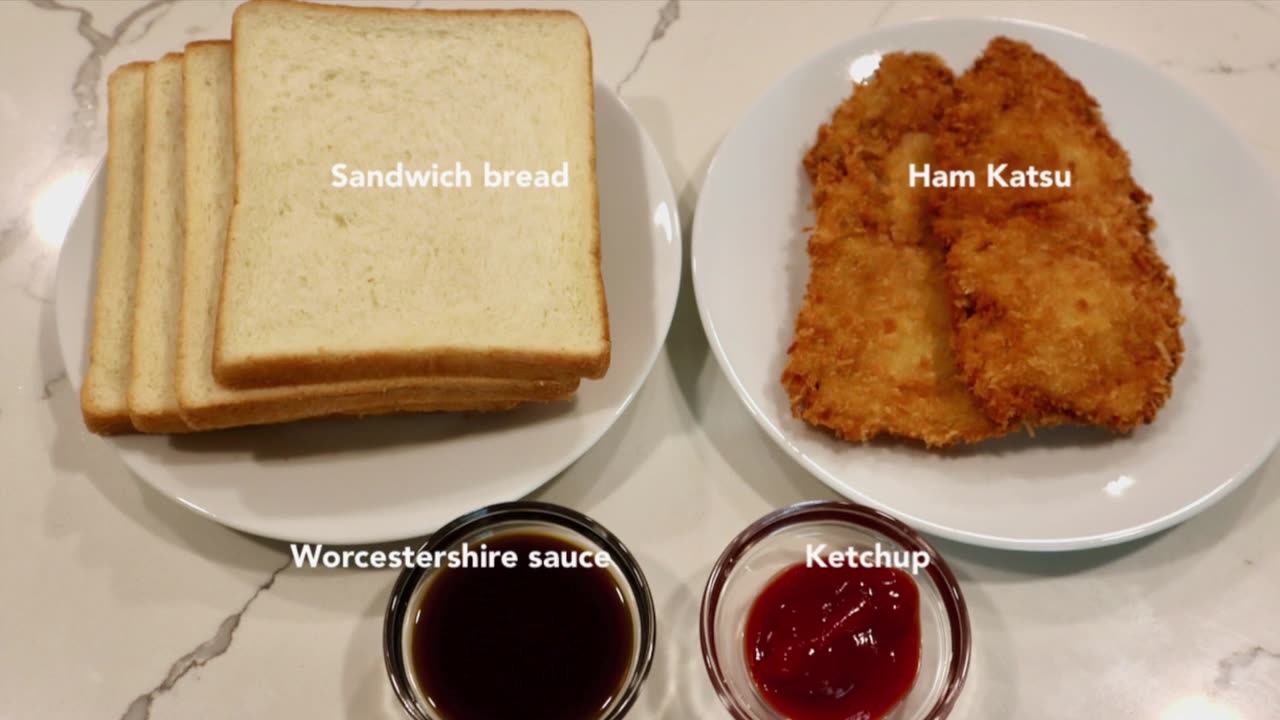 Ham Katsu Sandwich Recipe - Japanese Cooking 101