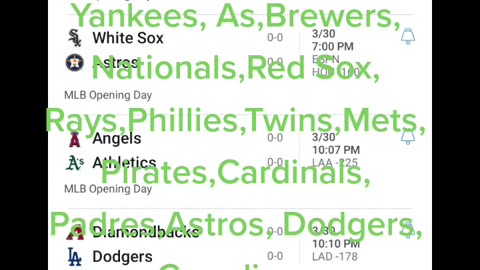 MLB Preview