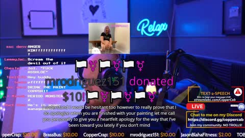 Painting With Mr. Copper Ep. 2 [Coppercab's Bob Ross Stream]