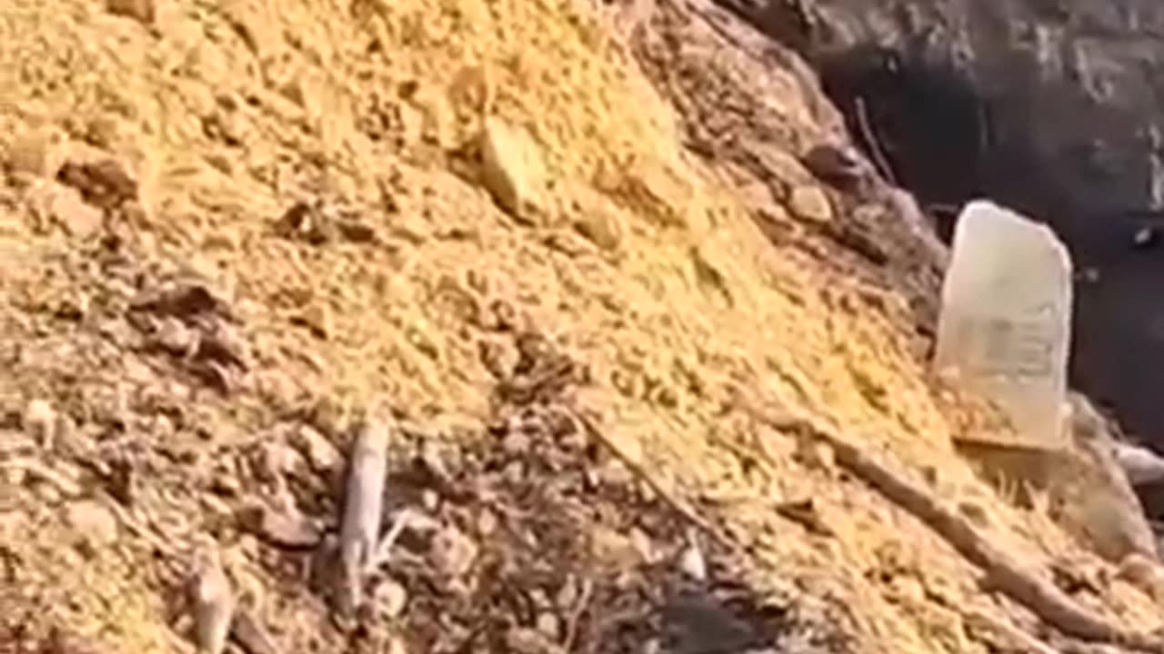 Ukrainians Walk Destroyed Russian Trenches Collecting Trophies