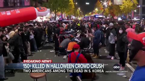 More than 150 killed in Seoul crowd crush