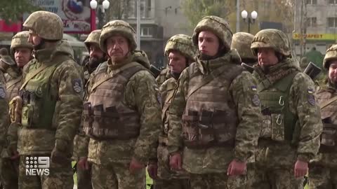 ‘Beginning of the end’ - Ukrainian president on liberation of Kherson _ 9 News Australia