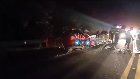 Accidente en que murió Edilsa Rodríguez Muñoz