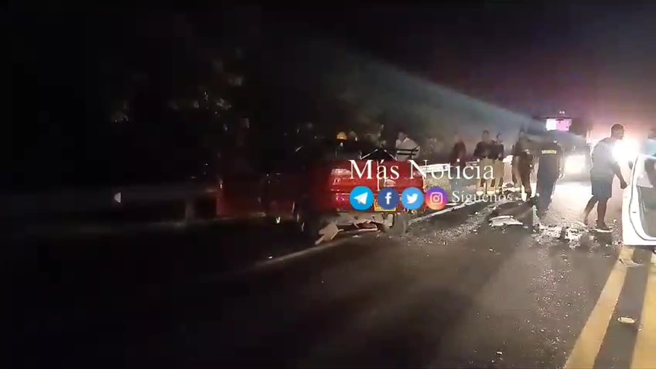 Accidente en que murió Edilsa Rodríguez Muñoz