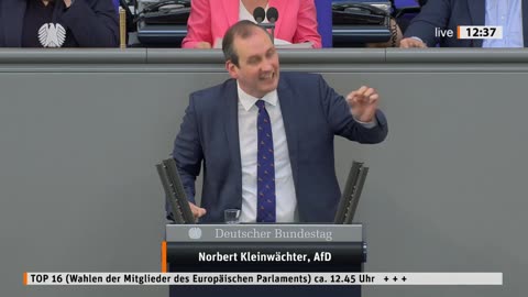 Norbert Kleinwächter Rede vom 25.05.2023 - Wahlen der Mitglieder des Europäischen Parlaments