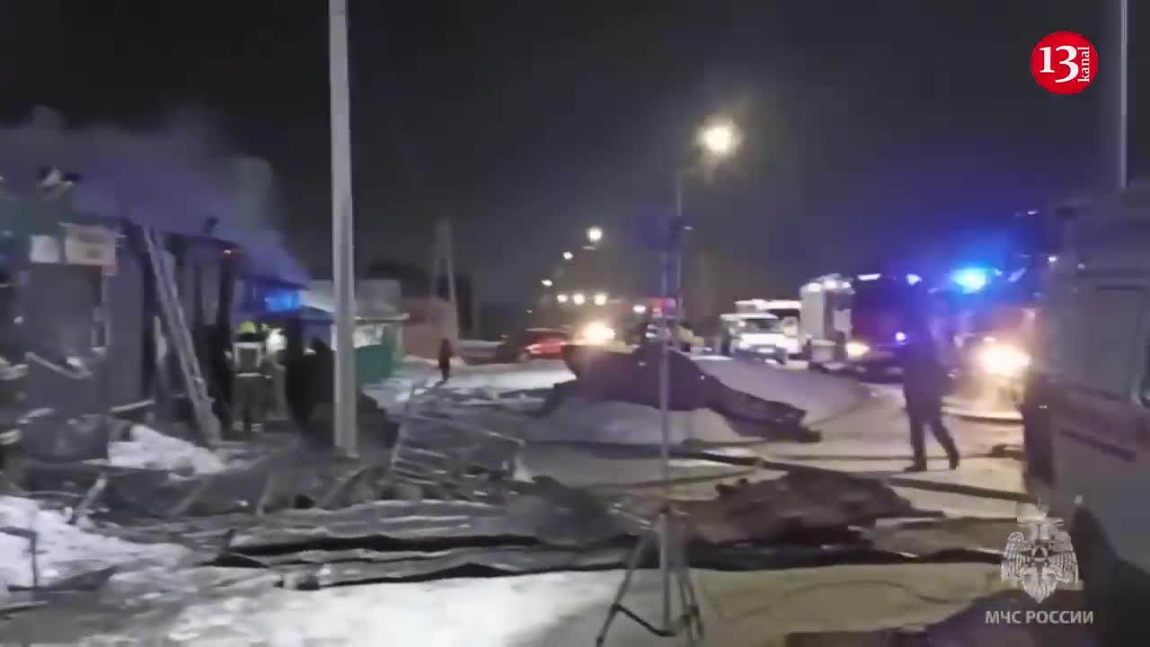 13 people died in a nighttime, fierce fire in Russia; some are still missing.