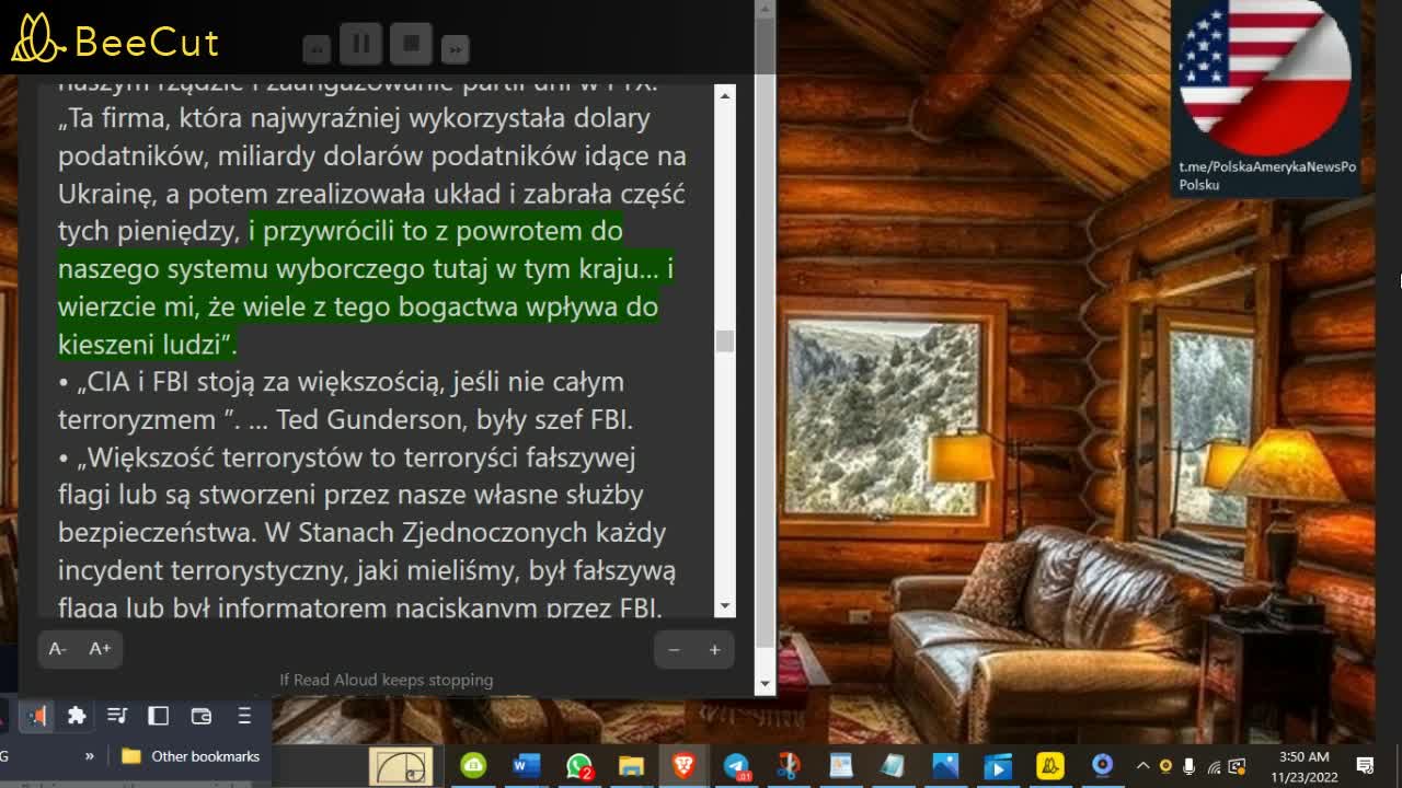 24 LISTOPAD 2022❌ PRZYWROCONA REPUBLIKA❌CODZIENNY RAPORT JUDY BUYINGTON❌AUDIO👉❌32 MIN PO POLSKU❌