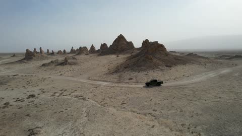 Trona Pinnacles - Drone/Aerial view