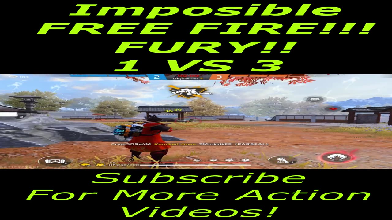 Intense Firefights and Epic Victories in Free Fire Battle Royale #shorts #youtubeshortsvideo