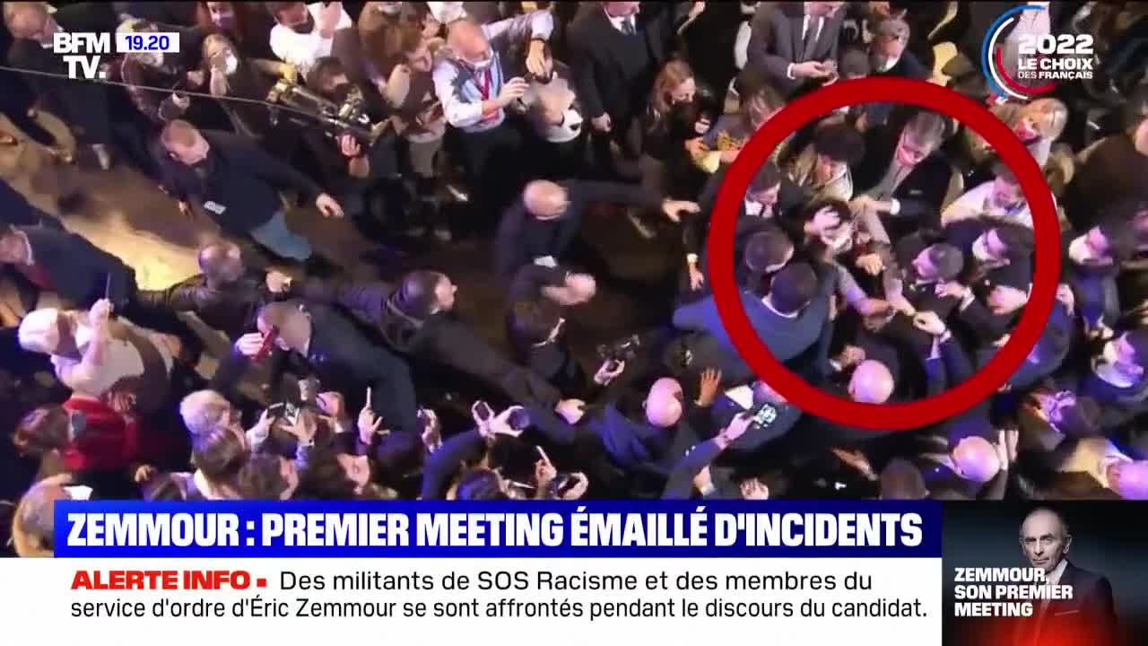 Radical Lefty Attacks Conservative Presidential Candidate In France