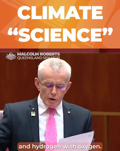 Australian Senator DESTROYS Climate Hysteria In 90 Seconds.