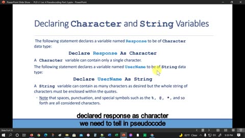 PLD L1 Lec 4 Pseudocoding Part 2