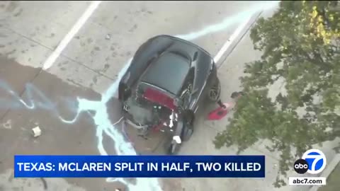 McLaren Supercar Split in Half in Fatal Crash, Leaving Two Dead 