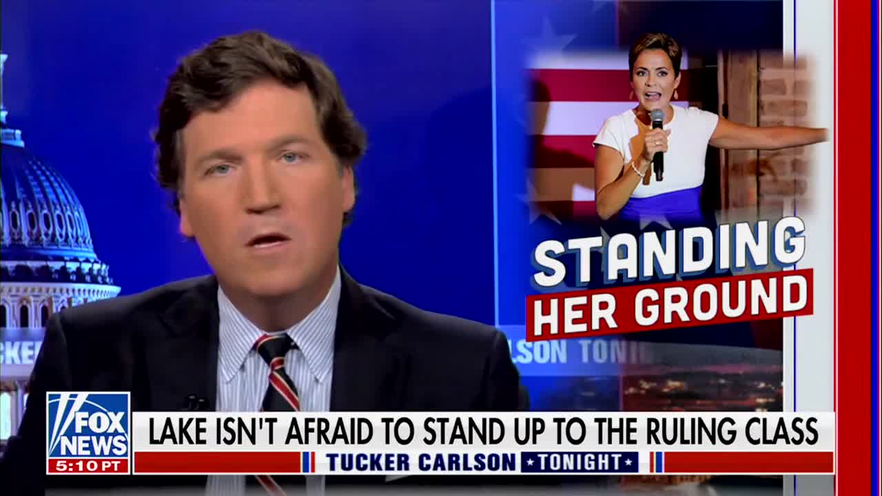 ‘She Doesn’t Care’: Tucker Carlson Lauds Lake As Model For GOP