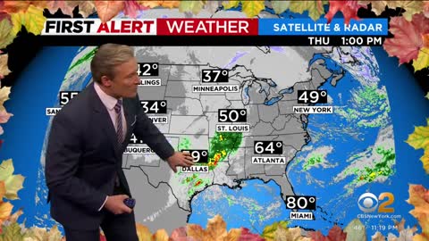 CBS2 11/22 Nightly Weather at 11PM