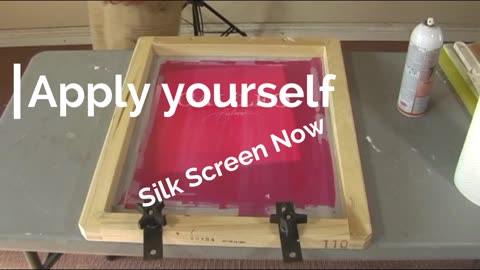 How to clean ink from a silk screen