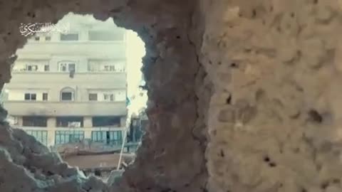 Scenes of the Qassam Brigades targeting the occupation forces