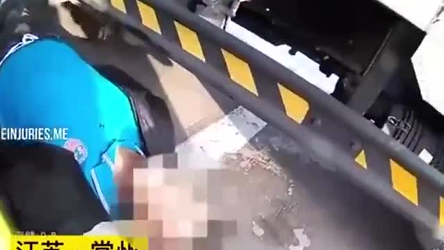 and ANOTHER ONE pumping gas Looks Over His Shoulder and SPINS Before Suddenly Collapsing.