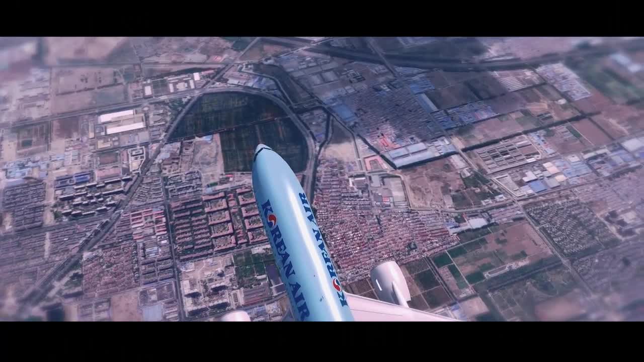 12_P3DV4 Korean Air - Close to the Sky Beijing Photo scenery Memorial MV