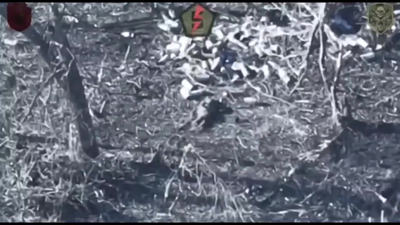 Russians Flee Positions When the Shells Start Falling