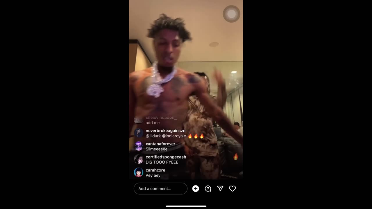 NBA YOUNGBOY Dissed LIL DURK On IG Live