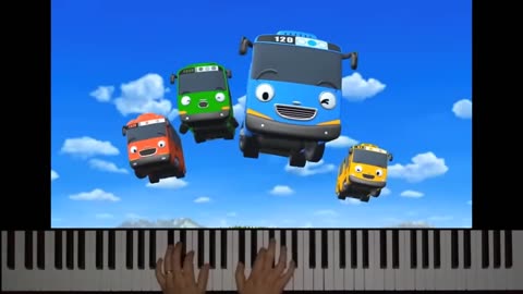 Tayo the Little Bus Theme on Piano