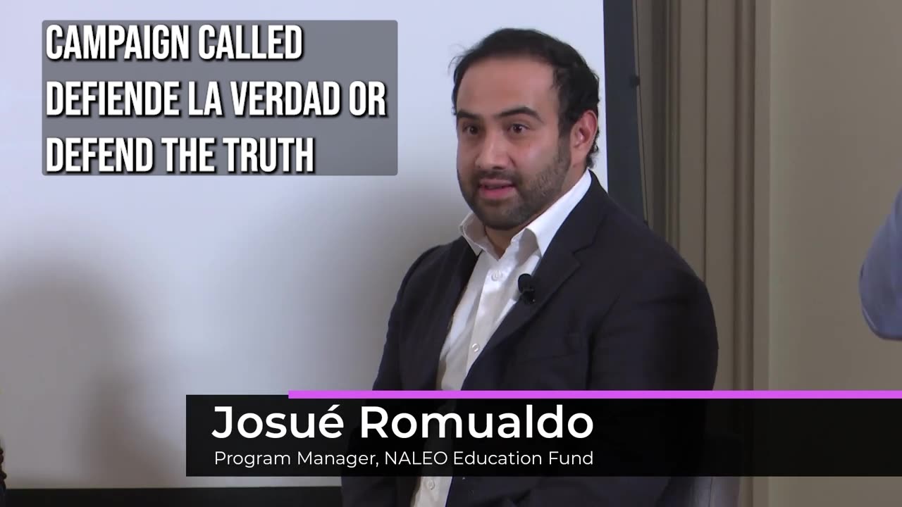 NALEO's Josue Romualdo Trains Volunteer Misinformation Monitors