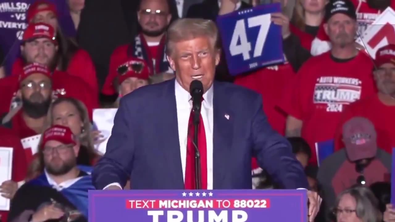 Trump: I just want to tell you I love you all...I'm going from here to another wonderful place.