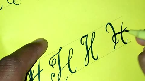 Letter H calligraphy _ Stylish H _ Fancey H _ Designs of H alphabet _ how to write Letter H in style