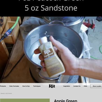 Surplus ACU Apple Green Dyeing