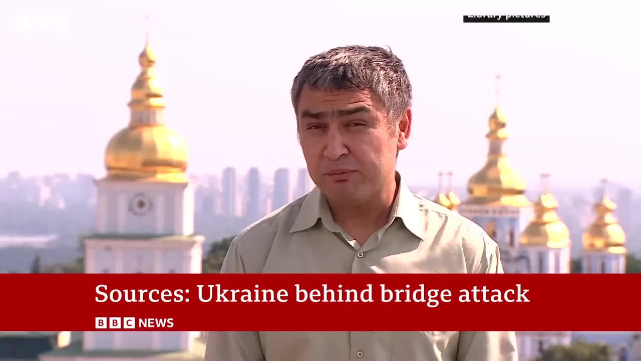 Crimea Bridge attack BBC