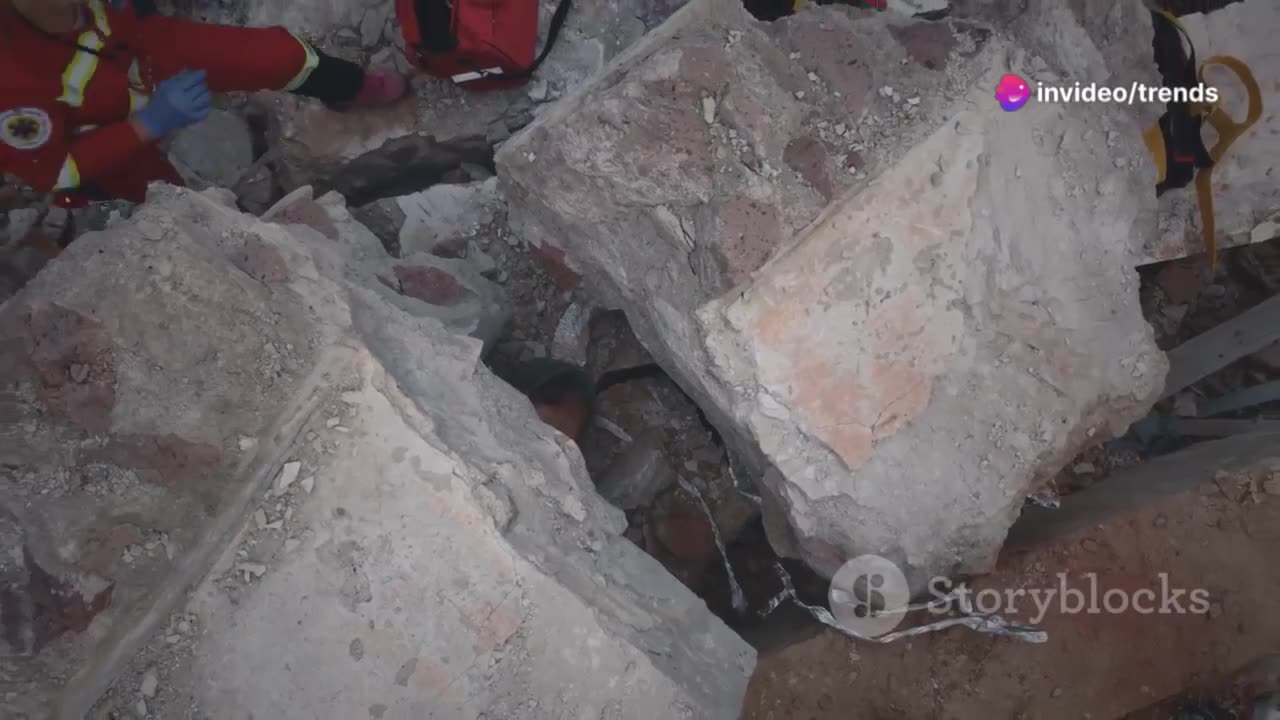 Race to rescue villagers trapped after deadly landslide