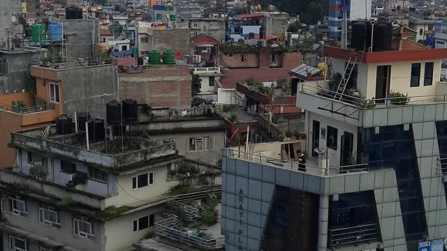 Time lapse from.nepal tallest building