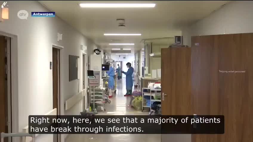 Vaccinated filling the hospitals