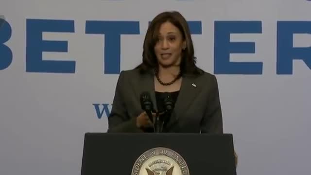 Kamala Harris Gets Heckled During Speech Promoting Build Back Better Agenda