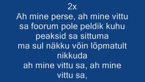 Erki Nytt - mine vittu