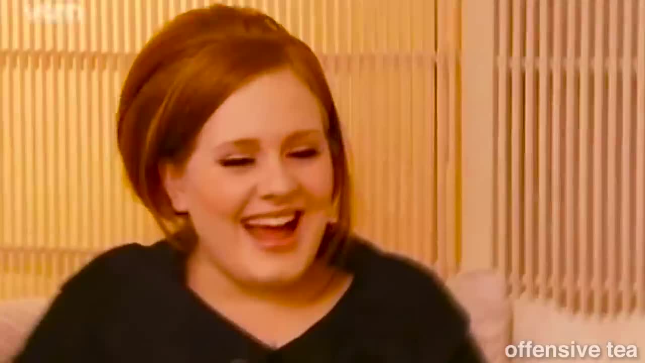 Adele's interview. I bet you will laugh