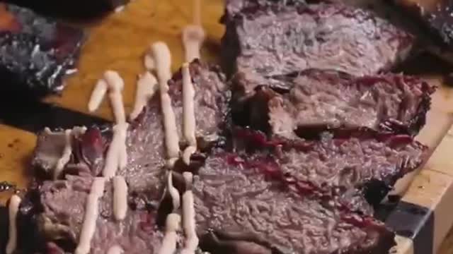Pumpkin butter steak combination