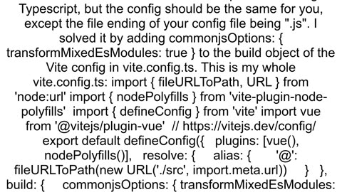How to solve quotrequire is not definedquot in Vite