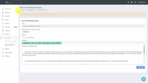 Bitcoin Lesson 18 - E-Mail Marketing In Rocketr