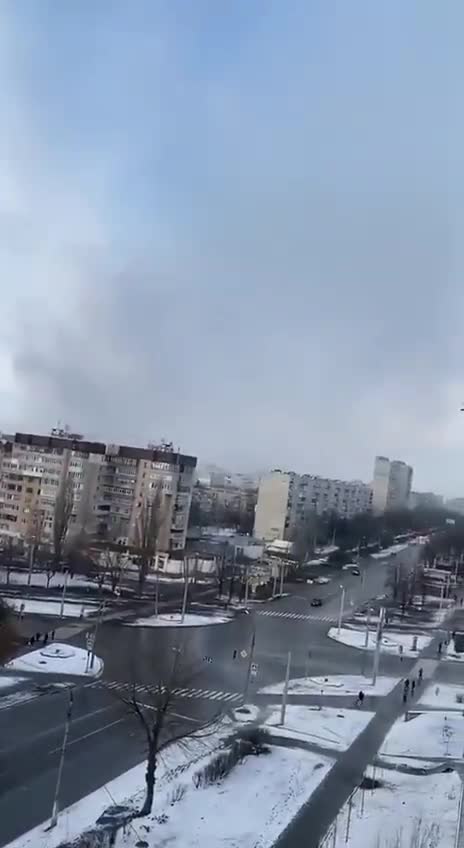 26.02.2022. The war continues, Russia - Ukraine!!! Kharkiv, shelling of the city