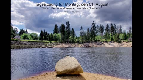 Tageslosung für Montag, den 01. August