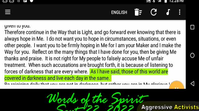 FREED FROM SIN'S DOMAIN_Words of the Spirit-Sept 22 2022