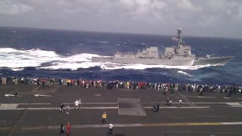 DDG-105 takes a nose-dive