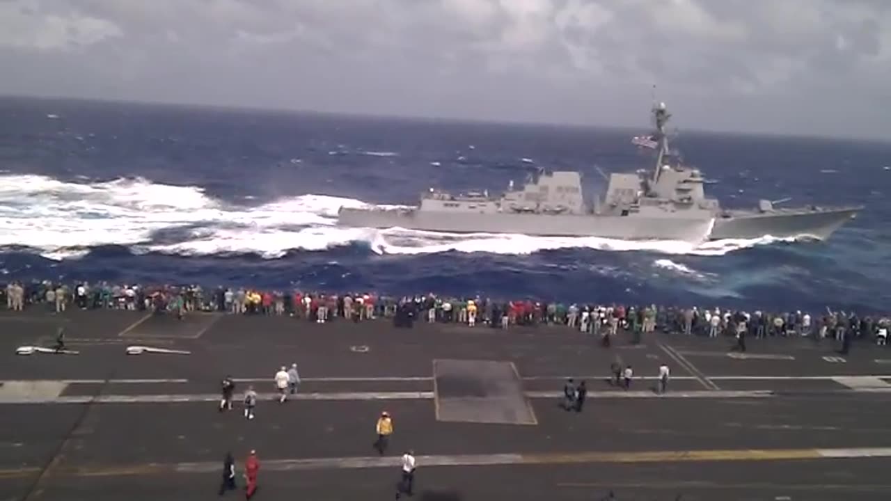 DDG-105 takes a nose-dive